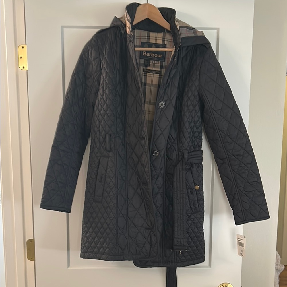Barbour Black Quilted Puffer Jacket